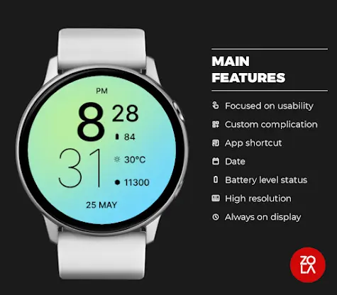 Simply Daylight Watch Face screenshot 2