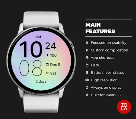 Simply Pastel Watch Face screenshot 2