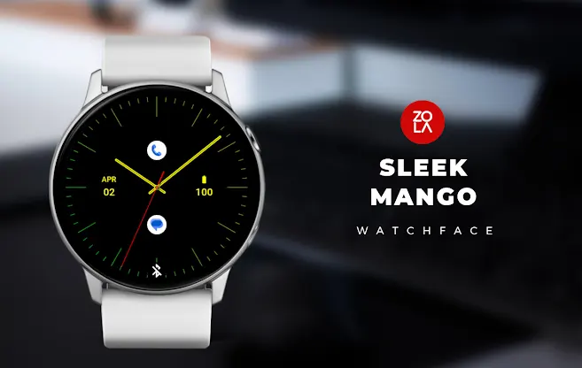 Sleek Mango Watch Face screenshot 1
