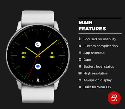 Sleek Mango Watch Face screenshot 2