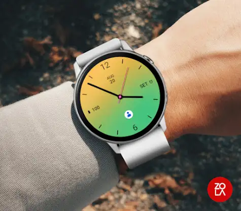 Soft Orange Tosca Watch Face screenshot 3
