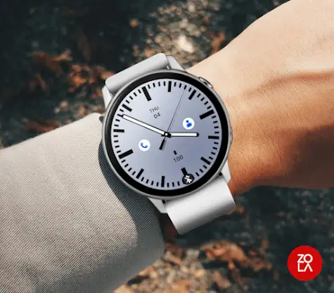 Solid Light Gray Watch Face screenshot 3