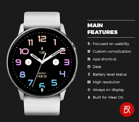 Summer Analog Watch Face screenshot 2