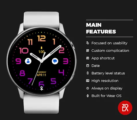 Sunset Analog Watch Face screenshot 2
