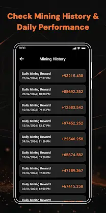Bitcoin miner BTC cloud mining screenshot 5