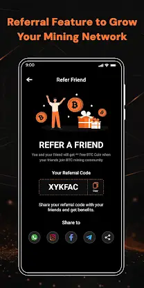 Bitcoin miner BTC cloud mining screenshot 3