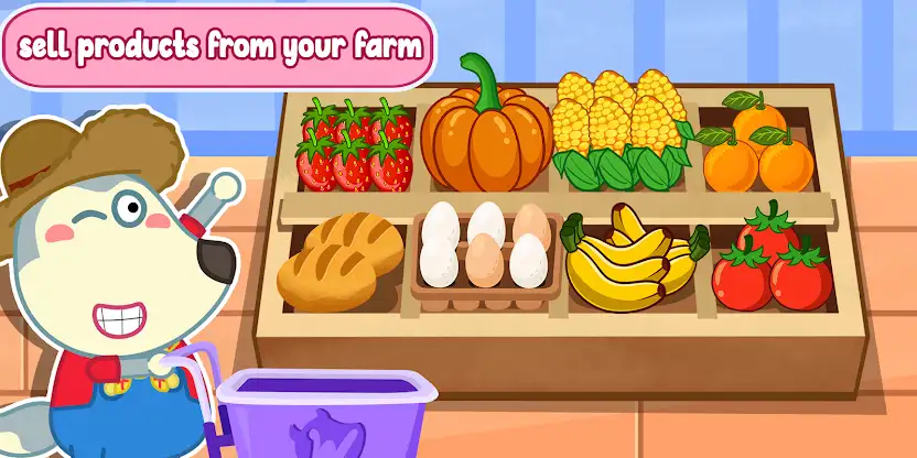 Wolfoo's Farm: Baby Farm Land screenshot 3