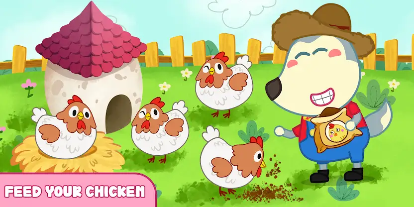 Wolfoo's Farm: Baby Farm Land screenshot 4
