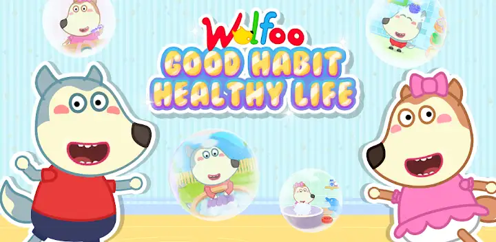 Wolfoo Good Habit Healthy Life — Android game banner