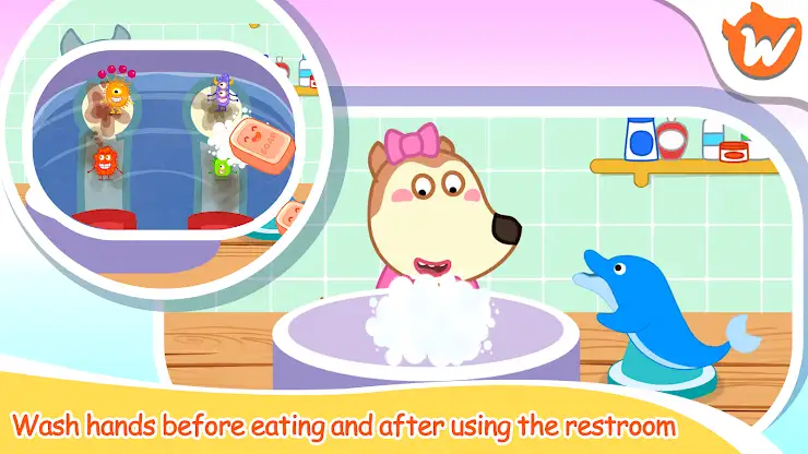 Wolfoo Good Habit Healthy Life screenshot 4