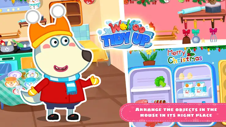 Wolfoo Tidy up: House Cleaning screenshot 3