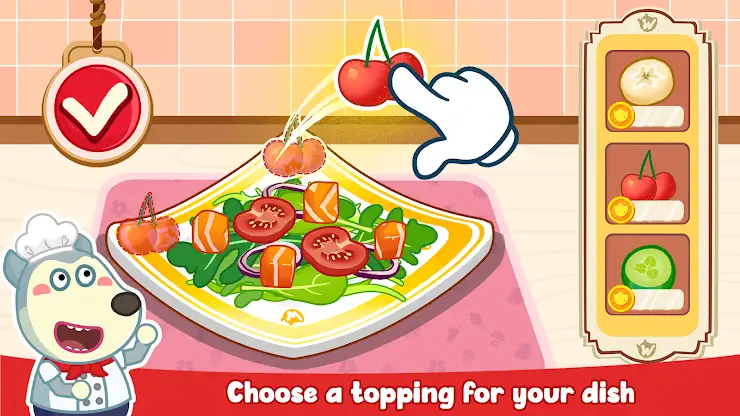 Wolfoo The Chef: Cooking Game screenshot 1