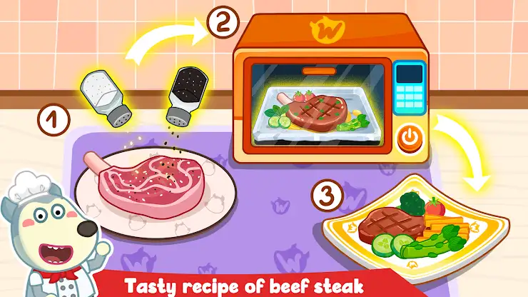 Wolfoo The Chef: Cooking Game screenshot 3