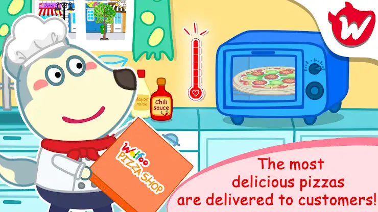 Wolfoo Pizza Shop, Great Pizza screenshot 1