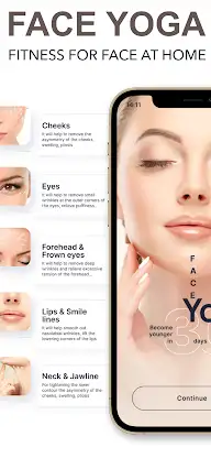 Face Yoga Workout - Skin care screenshot 2