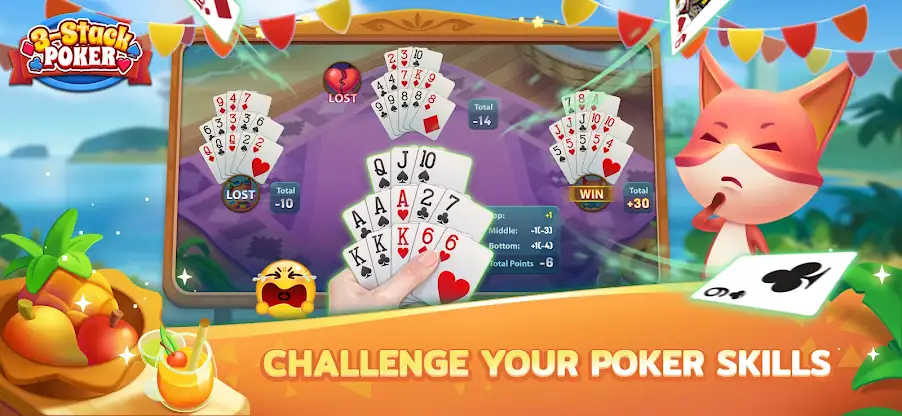 3-Stack Poker Zingplay screenshot 2