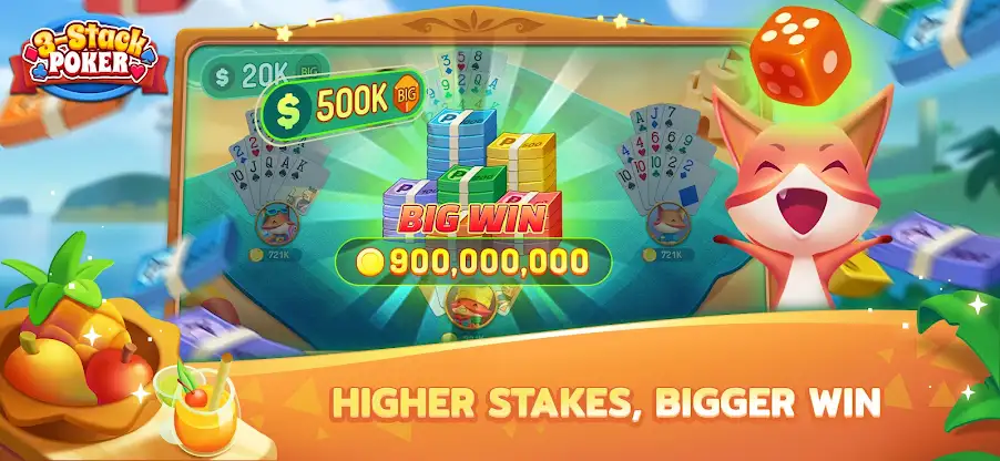 3-Stack Poker Zingplay screenshot 4